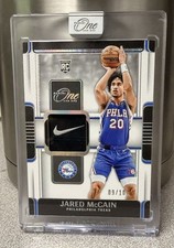 2024 Panini One And One Jared McCain FOTL Laundry Tag NIKE RC /10 Factory Sealed