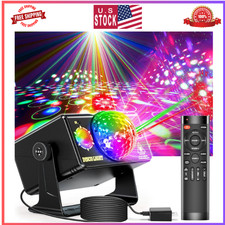 DJ Disco Party Light, Sound Activated LED Strobe Stage Lights for Home Bar Club