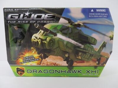 GI Joe Rise of Cobra Dragonhawk XH1 w/Wild Bill 2009 New (#89084)