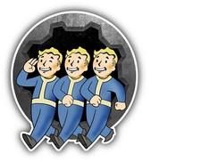 Fallout Character Sticker Decal Laptop Wall Car Phone Hard Hat Game Console