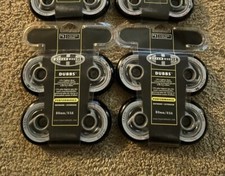 DUBBS 80mm 82A HYPER Performance Inline 8 Rollerblades Wheels Black -2 Packages