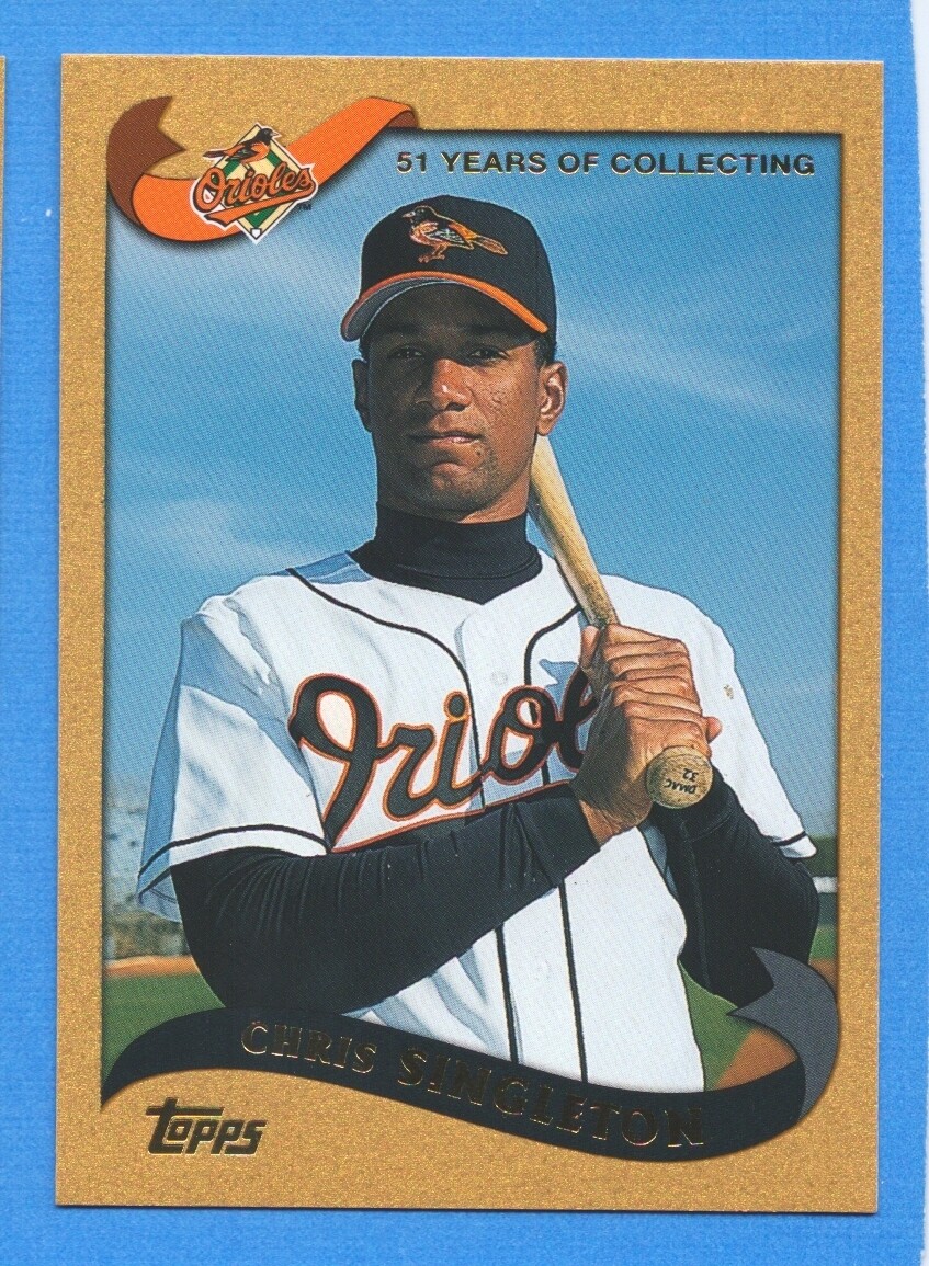 2002 Topps Gold #431 Chris Singleton Orioles 1609/2002