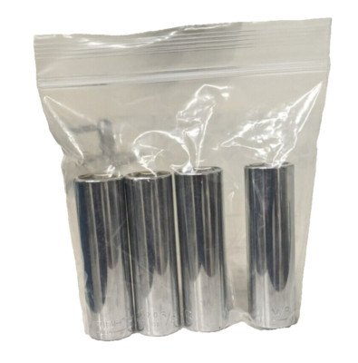 4pack WRIGHT #4520 Deep 5/8 Inch Chrome Finish Socket 6 Point ½ Inch Drive