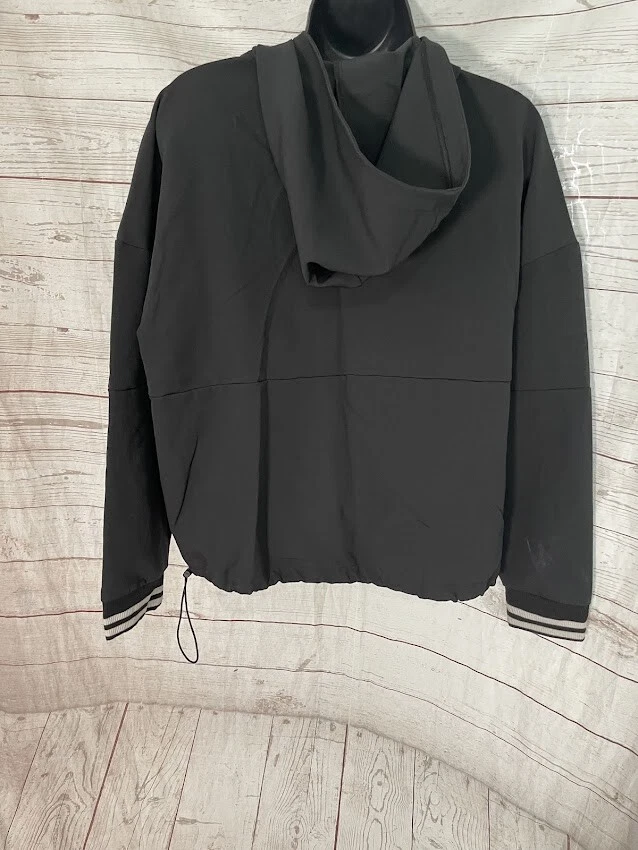 Sudadera con capucha negra de manga larga con media cremallera Avia para mujer talla M (8-10) Foto 3 de 4