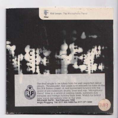 (LA934) Kid Loops, The Microphone Fiend - 1998 DJ CD