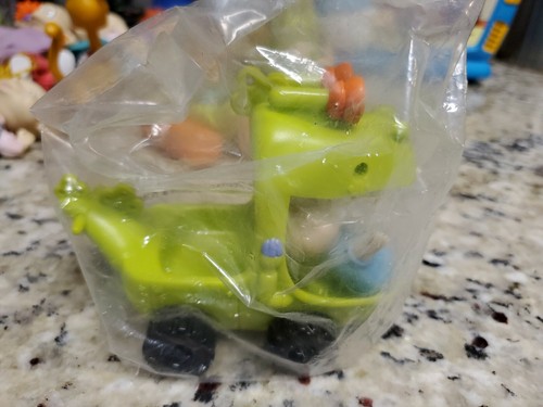 New Rugrats Reptar Wagon Tommy 1998 Viacom Cake Topper Gift Decoration Toy - Picture 5 of 6