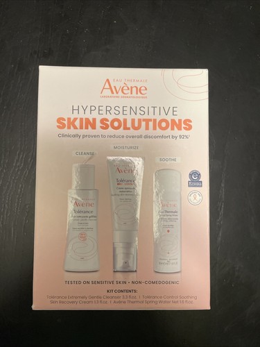 Eau Thermale Avene Toleranz Lösungen für überempfindliche Haut 3-teiliges Set EXP. 11/26