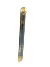 BEAUTIFUL Vintage Metal Mezuzah Case from Israel fits 12cm Scroll