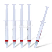 US DENTEX Dental Porcelain Acid Etch Gel 9.5% Hydrofluoric Etchant 2.5ml/Syringe