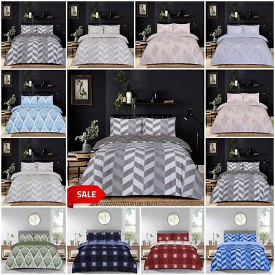 4-teiliges Bettwäsche-Set Rich Cotton Bettdecke Bettbezug mit Spannbetttuch & Kissenbezug
