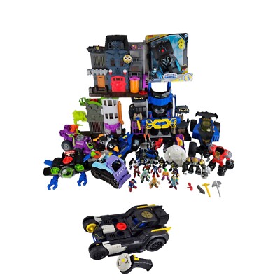 Imaginext Playset, Vehicle Figures Lot DC BATMAN HUGE LOT