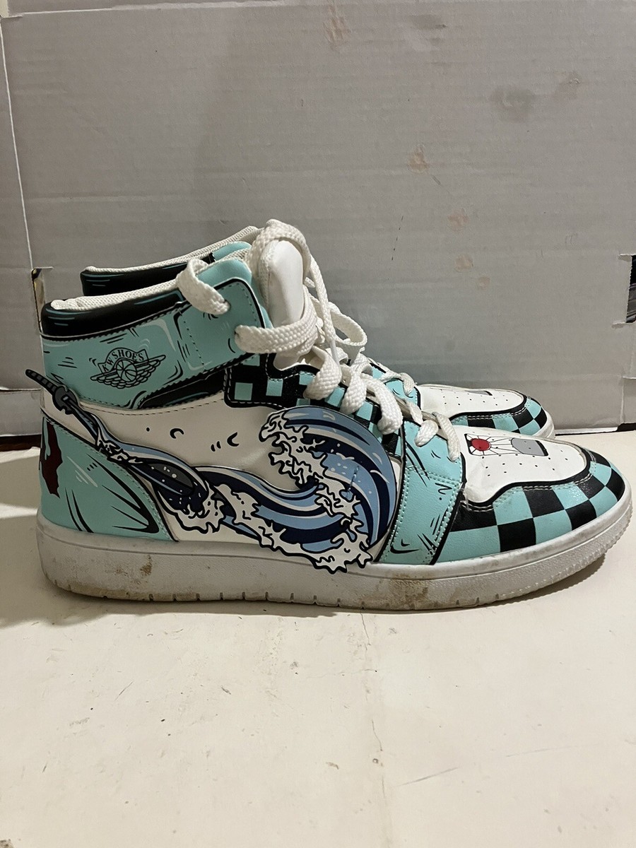 タンジロウ Kamado Tanjirou Demon Slayer anime Unisex wave Sneakers