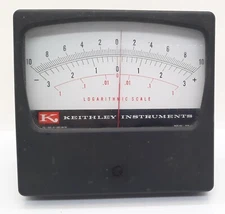 Keithley Instruments Model 461 Panel Meter Logarithmic Scale FS=100-0-100 UA DC