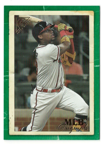 Ronald Acuna Jr #MO-19 2021 Topps Gallery MLB Originals card