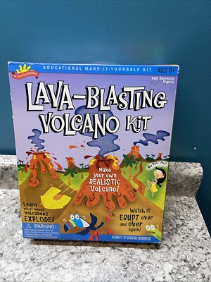 Scientific Explorer Lava-Blasting Volcano Kit for ages 8+ Educational NIOB