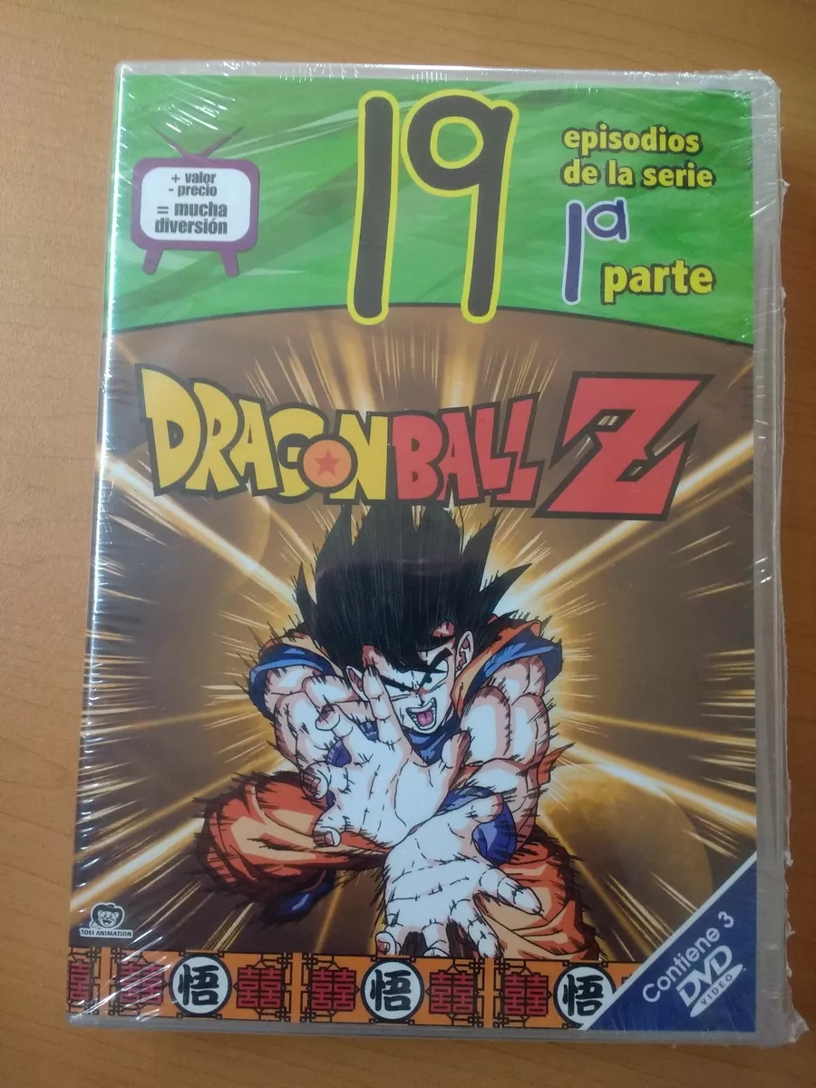 DRAGON BALL Z 3DVD`s ALL REGION 19 EPISODIOS ESPAÑOL LATINO primera 1a  parte new