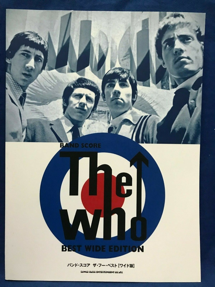 The Who Best Japan Band Score Sheet Music Roger Daltrey Pete