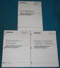 CAT CATERPILLAR 3408 3408B INDUSTRIAL & MARINE ENGINE SERVICE MANUAL S/N 67U 99U