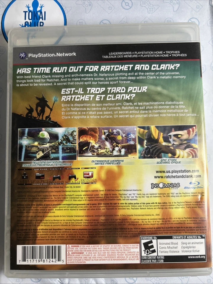 Ratchet & Clank Future: A Crack in Time (Sony PlayStation 3, 2009) - Image 2 of 4
