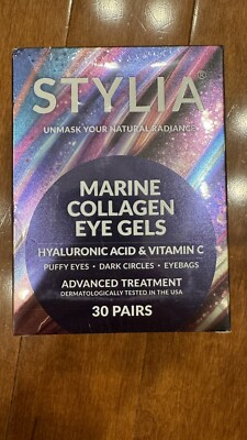 Under Eye Patches for Dark Circles and Puffy Eyes (30 Pairs), Marine Collagen