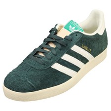 adidas Gazelle Mens Fashion Trainers in Green Off White - 4.5 UK