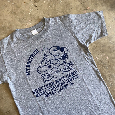 【Special】80s US NAVY マスコットTシャツ 1980s VINTAGE 80s SNOOPY x U.S. NAVY T-SHIRT SZ S PEANUTS CHARLIE
