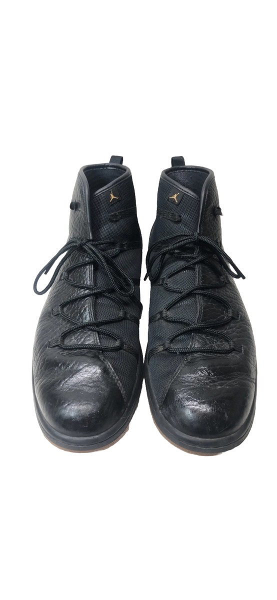 Jordan Galaxy Black Gum Shoes BLACK/BLACK 820255-011 Size 9.5 Rare