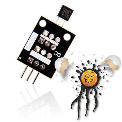 KY-001 Arduino ESP32 ESP8266 STM32 DS18B20 1-wire Temperatursensor -55°C +125°C