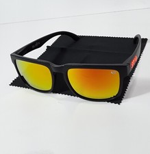   New SPY Matte Black  Orange Promo Sunglasses KEN BLOCK Helm Sunglasses
