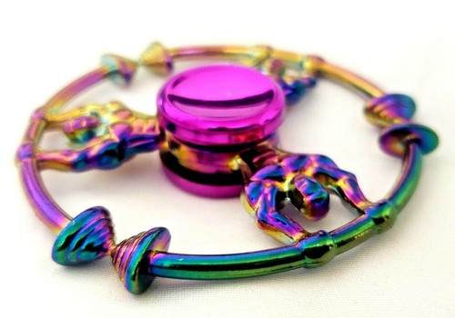 Weight Lifting  Guy Metal Fidget Spinner Toy Boys Girls Kids Adults ADHD Focus  - Picture 6 of 12