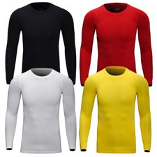 Men's Quick Dry T-Shirt Sports Tops Long Sleeve Gym Gym Shirts Bottoming Shirts