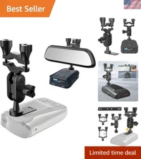Efficient Radar Detector Rearview Mount for Uniden R1-R9 Series - 360° Flex
