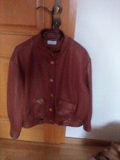 Judith Williams Kurzjacke oversize Gr. 44 Blouson mit Goldknöpfen hellbraun