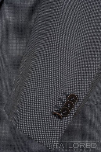 CARUSO x LORO PIANO Gray Birdseye 120 Wool Blazer Sport Coat Jacket - 42 L - Picture 6 of 9