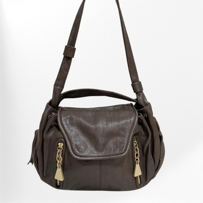 See By Chloe Cherry Crossbody Shoulder Bag Brown Leather Y2K Vintage