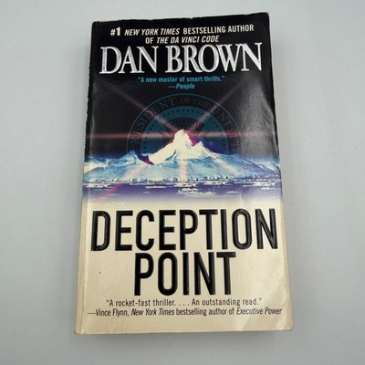 Deception Point Dan Brown 2002 Thriller Fiction Simon & Schuster Paperback