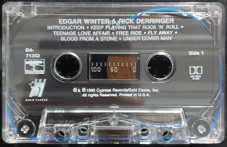 Edgar Winter & Rick Derringer - Live In Japan 1990 US Cypress Records ~ D471352 Foto 4 de 4