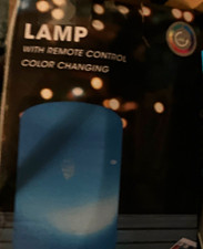 LED Colour-Changing Table Lamp, Remote Control, Battery, 10x15cm FC4-600700
