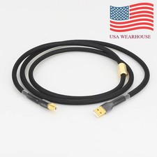 4N OFC Hifi USB Cable DAC Computer A-B Digital Audio Gold Plated Type A to B
