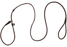 Real Leather Slip Dog Leash for Small Medium Dogs Lightweight Thin but Sturdy...