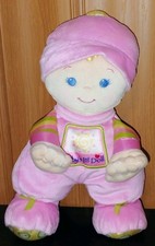 My First Doll Fisher Price Pink Stuffed Plush Baby Rattle Security Lovey 2008 Z