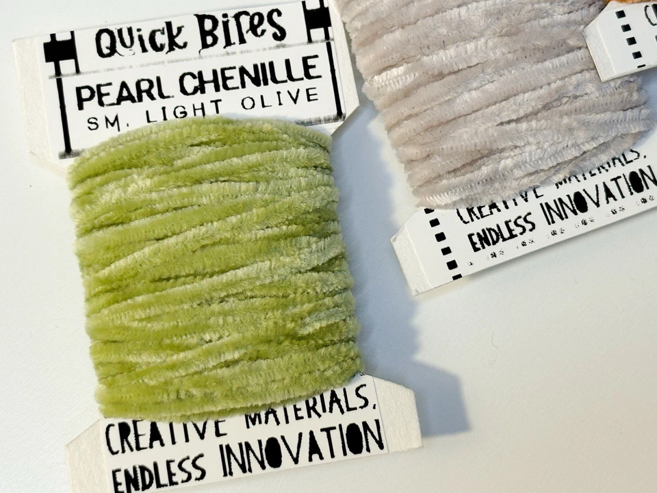 Chenilla pequeña perla para atar moscas - Paquete de 6 colores variedad Foto 3 de 4
