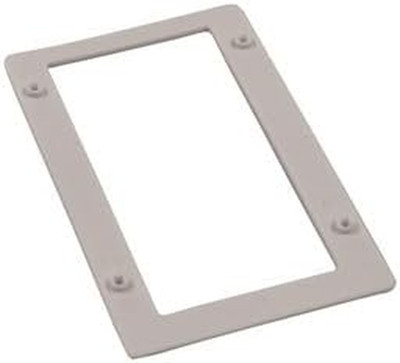 Carbest CEE Steckdose 16A Weiß - Rechteckig, IP44, 240V, 3-Polig, Klappdeckel, E