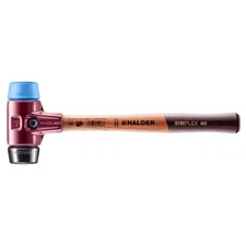 Halder USA-Simplex Mallet with Soft Blue Rubber (non-marring) and Black Inserts