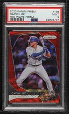 2020 Panini Prizm Tier II Red Wave Prizm 88/99 Gavin Lux #198 PSA 9 MINT 2l4