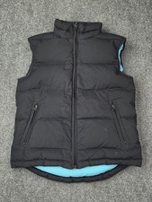 UNIONBAY Vest Kids M Black Duck Down Puffer Zip Pockets Quilted Lined Insulated