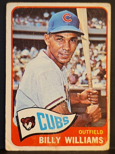 Billy Williams #220 1965 Topps card
