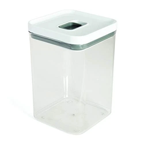 Clear Food Storage Container BPA Free Stackable Airtight Kitchen Organizer - Image 2 of 4