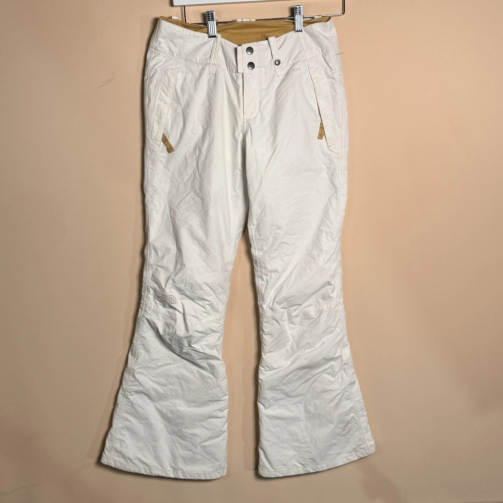 The North Face Hyvent Insulated Soft Shell Snow Pants White Women's Size Small S
