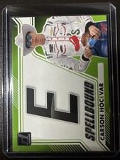 2026 Panini Donruss Racing Carson Hocevar Spellbound E Green Base No. 26